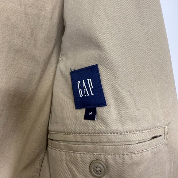GAP Men's Tan Twill Blazer Medium - Picture 3 of 9